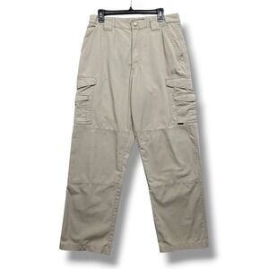 TRU-SPEC 24-7 Original Tactical Pant Mens 34‎ x 32 Ripstop Cargo Khaki